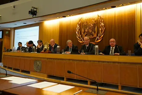 国際会議での発表の様子